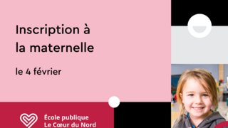 Inscription à la maternelle